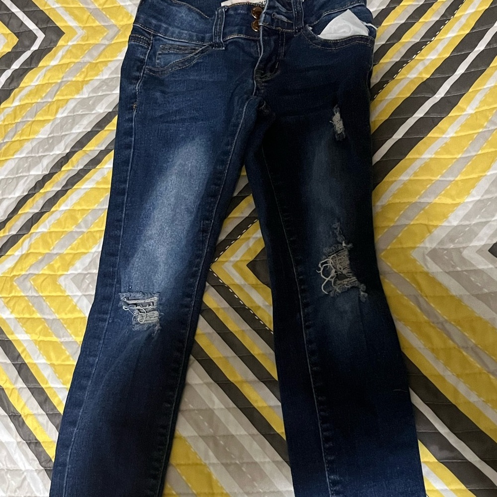 Girls denim pants, 7